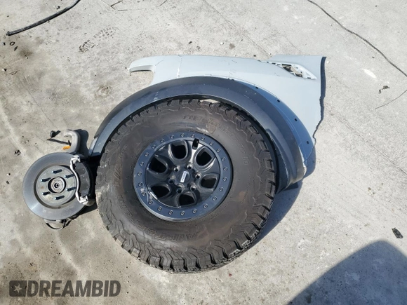 2023 Ford F-150 Raptor with VIN 1FTFW1RG4PFA13033, listed as a Copart auction lot 50504635 with 16,424 mi miles and Non Repairable. Bid and sale history available at DreamBid. Image 12.