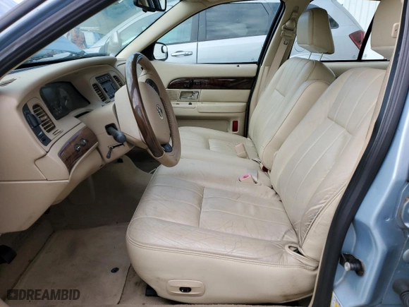 2010 Mercury Grand Marquis LS with VIN 2MEBM7FV1AX602156, listed as a Copart auction lot 71723204 with 0 mi miles and Salvage Title. Bid and sale history available at carsss.com. Image 7.