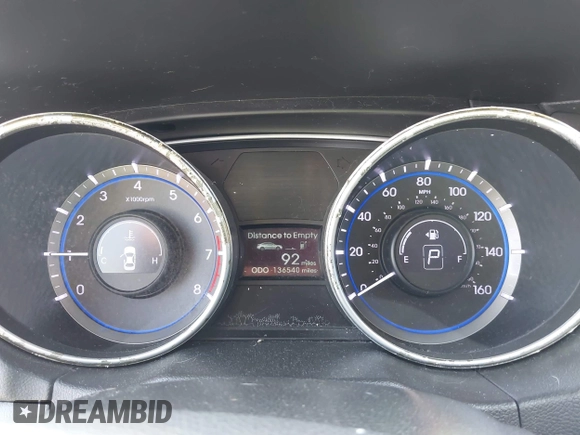 2012 Hyundai Sonata Limited with VIN 5NPEC4AB8CH452242, listed as a IAAI auction lot 41936932 with 136,540 mi miles and . Bid and sale history available at DreamBid. Image 7.
