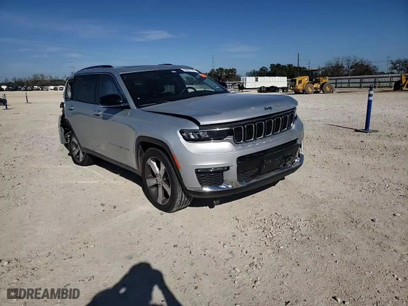 2021 Jeep Grand Cherokee L Limited with VIN 1C4RJKBG9M8102107, listed as a Copart auction lot 46957745 with 35,571 mi miles and Salvage Title. Bid and sale history available at carsss.com. Image 12.