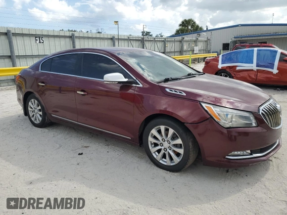 2015 Buick LaCrosse Leather with VIN 1G4GB5GR2FF275204, listed as a Copart auction lot 44244095 with 88,610 mi miles and Salvage Title. Bid and sale history available at DreamBid. Image 4.