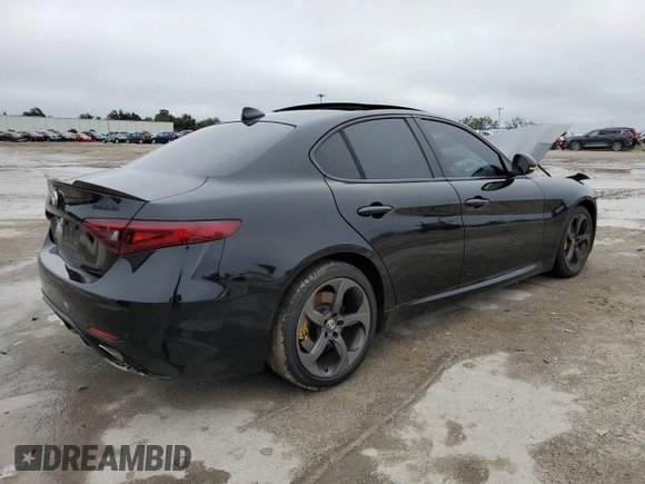 2017 Alfa Romeo Giulia with VIN ZARFAEBN2H7553710, listed as a Copart auction lot 72142482 with 69,562 mi miles. Bid and sale history available at carsss.com. Image 3.