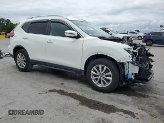 2017 Nissan Rogue SV with VIN KNMAT2MT1HP602744, listed as a Copart auction lot 57971345 with 159,362 mi miles and Salvage title. Bid and sale history available at DreamBid. Image 4.