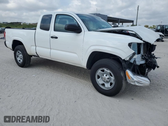 2023 Toyota Tacoma SR with VIN 3TYRX5GN9PT077706, listed as a Copart auction lot 53347825 with 43,791 mi miles and Salvage title. Bid and sale history available at DreamBid. Image 4.