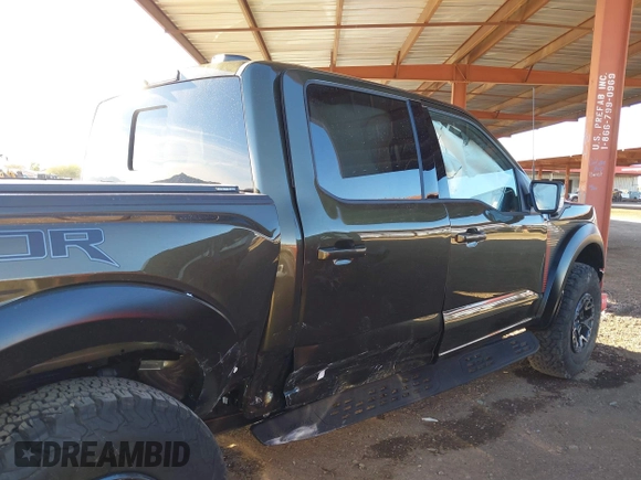 2024 Ford F-150 Raptor with VIN 1FTFW1RJ6RFB90004, listed as a IAAI auction lot 41380511 with 2,283 mi miles and . Bid and sale history available at DreamBid. Image 6.