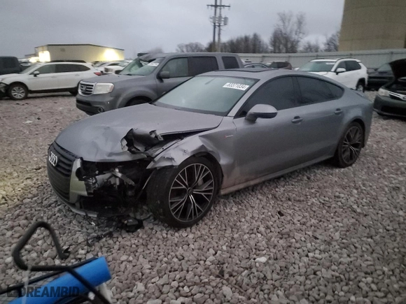 2017 Audi A7 Premium Plus with VIN WAUW2AFC0HN012270, listed as a Copart auction lot 83371034 with 105,764 mi miles and Clean Title. Bid and sale history available at carsss.com. Image 1.