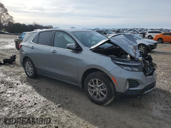 2024 Chevrolet Equinox LT with VIN 3GNAXKEG6RS104278, listed as a Copart auction lot 84972154 with 49,242 mi miles and Salvage Title. Bid and sale history available at DreamBid. Image 4.
