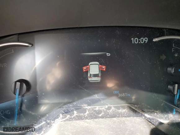 2024 Toyota RAV4 Hybrid XLE Premium with VIN 2T3B6RFV6RW077995, listed as a Copart auction lot 50134185 with 3,681 mi miles and Salvage Title. Bid and sale history available at carsss.com. Image 9.
