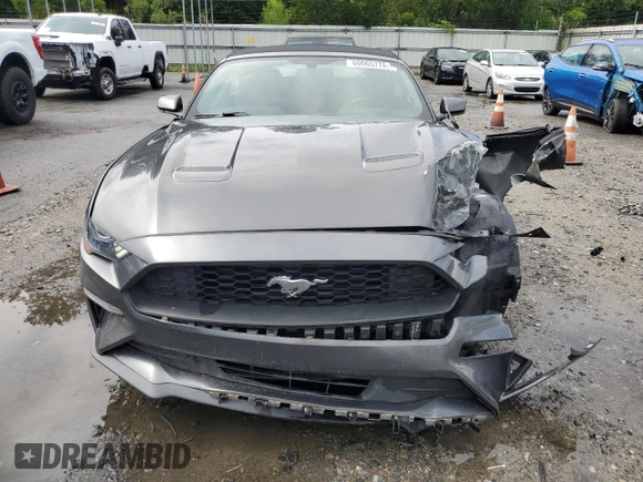 2018 Ford Mustang EcoBoost Premium with VIN 1FATP8UH7J5161740, listed as a Copart auction lot 60065775 with 60,693 mi miles and Salvage title. Bid and sale history available at DreamBid. Image 5.