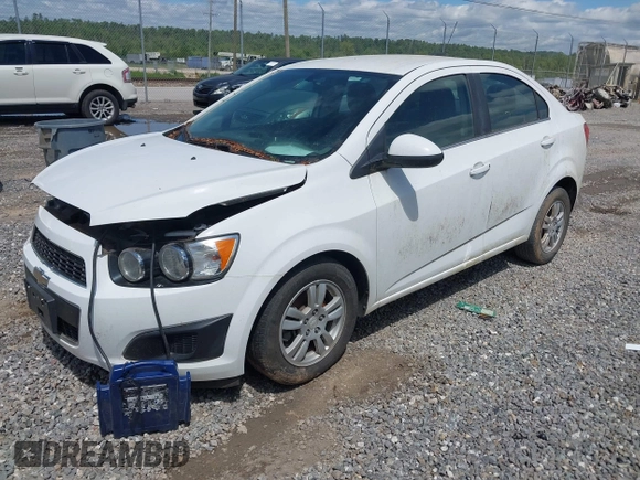 2015 Chevrolet Sonic LT with VIN 1G1JC5SH2F4140332, listed as a IAAI auction lot 42197626 with 105,850 mi miles and . Bid and sale history available at DreamBid. Image 2.