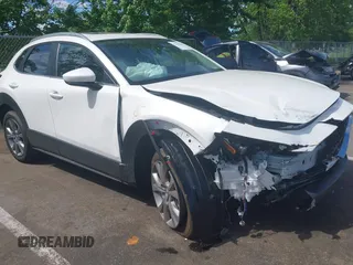2025 Mazda CX-30 S Preferred with VIN 3MVDMBCM6SM781993, listed as a IAAI auction lot 42275528 with 5,604 mi miles and . Bid and sale history available at DreamBid. Image 1.