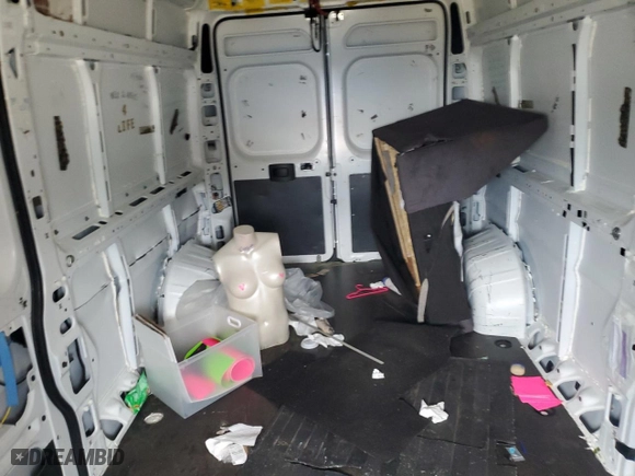 2022 Ram ProMaster Cargo Van with VIN 3C6LRVDG0NE134536, listed as a Copart auction lot 46466655 with 0 mi miles and Salvage Title. Bid and sale history available at carsss.com. Image 10.