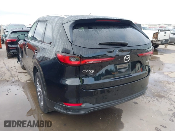 2025 Mazda CX-90 Preferred with VIN JM3KKBHD7S1208001, listed as a IAAI auction lot 42503425 with 16,745 mi miles and . Bid and sale history available at DreamBid. Image 3.