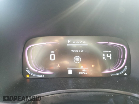 2024 Kia Soul S with VIN KNDJ23AU9R7231615, listed as a Copart auction lot 48921765 with 21,877 mi miles and Salvage title. Bid and sale history available at DreamBid. Image 9.