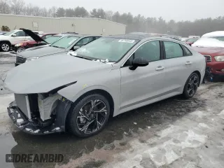 2025 Kia K5 GT-Line with VIN KNAG64J71S5325968, listed as a Copart auction lot 45158345 with 1,052 mi miles and Salvage Title. Bid and sale history available at carsss.com. Image 1.