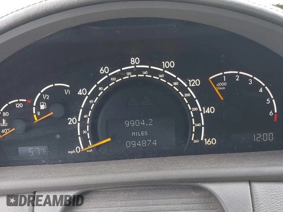 2000 Mercedes-Benz CL 500/600 z VIN WDBPJ75J8YA003853, wystawiony jako IAAI lot #42250785 z przebiegiem 94 874 mil mil oraz . Historia ofert i sprzedaży dostępna na DreamBid. Obrazek 7.