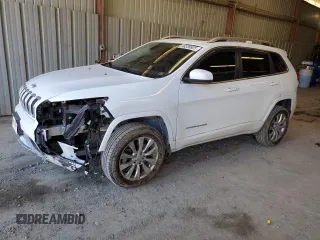 2017 Jeep Cherokee Overland with VIN 1C4PJMJS8HW525545, listed as a Copart auction lot 48339925 with 97,191 mi miles and Salvage title. Bid and sale history available at DreamBid. Image 1.