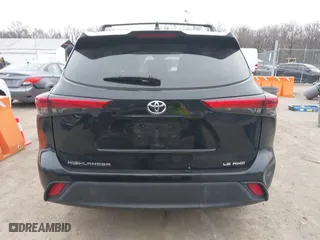 2021 Toyota Highlander L with VIN 5TDBZRBH5MS553042, listed as a IAAI auction lot 41611610 with 83,553 mi miles. Bid and sale history available at carsss.com. Image 16.
