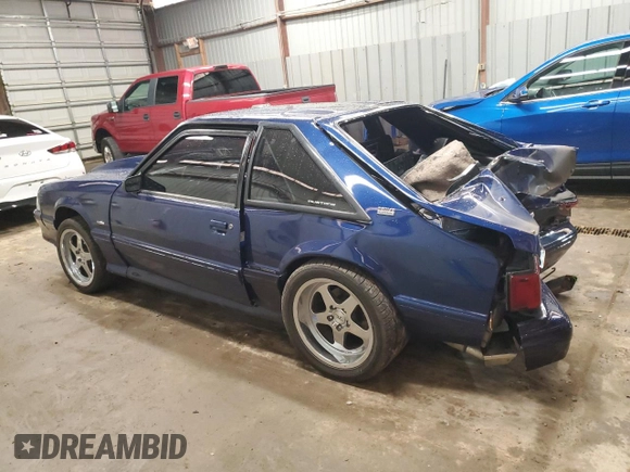 1989 Ford Mustang z VIN 1FABP41A9KF195833, wystawiony jako Copart lot #51102975 z przebiegiem 39 598 mil mil oraz Szkoda całkowita • Salvage title. Historia ofert i sprzedaży dostępna na DreamBid. Obrazek 2.