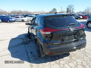 2021 Nissan Kicks S with VIN 3N1CP5BV6ML540480, listed as a IAAI auction lot 41822119 with 34,241 mi miles. Bid and sale history available at carsss.com. Image 3.