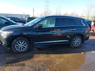2014 Infiniti QX60 with VIN 5N1AL0MM1EC530830, listed as a IAAI auction lot 41872437 with 152,529 mi miles and . Bid and sale history available at DreamBid. Image 14.