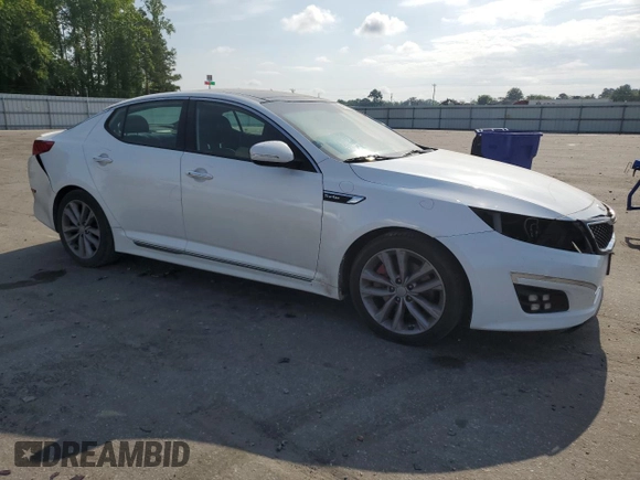 2014 Kia Optima SXL Turbo z VIN 5XXGR4A60EG283083, wystawiony jako Copart lot #54181395 z przebiegiem 167 669 mil mil oraz Szkoda całkowita • Salvage title. Historia ofert i sprzedaży dostępna na DreamBid. Obrazek 4.