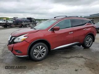 2016 Nissan Murano SL z VIN 5N1AZ2MG1GN160006, wystawiony jako Copart lot #55947365 z przebiegiem 106 992 mil mil oraz Szkoda całkowita • Salvage title. Historia ofert i sprzedaży dostępna na DreamBid. Obrazek 1.