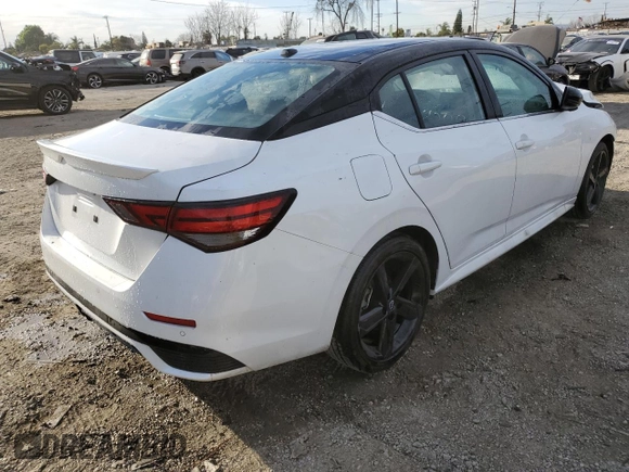 2024 Nissan Sentra SR with VIN 3N1AB8DV3RY208057, listed as a Copart auction lot 47128815 with 20,870 mi miles and Salvage title. Bid and sale history available at DreamBid. Image 3.