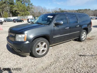 2012 Chevrolet Suburban LTZ with VIN 1GNSCKE06CR261225, listed as a Copart auction lot 41384865 with 271,370 mi miles and Clean Title. Bid and sale history available at carsss.com. Image 1.
