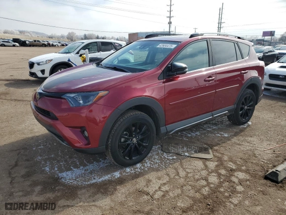 2018 Toyota RAV4 XLE with VIN 2T3RFREV2JW716572, listed as a Copart auction lot 42604475 with 64,150 mi miles and Clean Title. Bid and sale history available at carsss.com. Image 1.