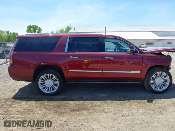2018 Cadillac Escalade ESV Platinum z VIN 1GYS4KKJXJR270598, wystawiony jako IAAI lot #42238452 z przebiegiem 60 194 mil mil oraz . Historia ofert i sprzedaży dostępna na DreamBid. Obrazek 14.