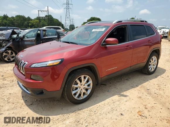 2014 Jeep Cherokee Limited with VIN 1C4PJLDS9EW221691, listed as a Copart auction lot 64095655 with 174,391 mi miles and Salvage title. Bid and sale history available at DreamBid. Image 1.