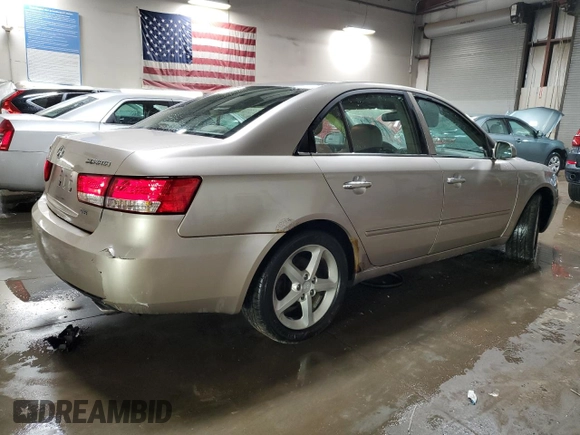 2006 Hyundai Sonata GLS with VIN 5NPEU46F36H108976, listed as a Copart auction lot 51104495 with 166,488 mi miles and Salvage Title. Bid and sale history available at DreamBid. Image 3.