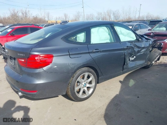 2014 BMW 3 Series Gran Turismo 335i xDrive with VIN WBA3X9C57ED867929, listed as a IAAI auction lot 41413094 with 1 mi miles. Bid and sale history available at carsss.com. Image 4.