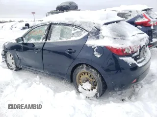 2014 Mazda 3 i Touring with VIN JM1BM1L72E1126437, listed as a Copart auction lot 85980494 with 105,853 mi miles and Salvage Title. Bid and sale history available at DreamBid. Image 2.