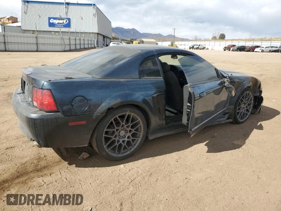 2000 Ford Mustang GT with VIN 1FAFP42X1YF257271, listed as a Copart auction lot 47665405 with 120,547 mi miles and Salvage Title. Bid and sale history available at carsss.com. Image 3.