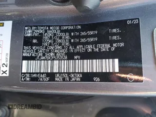 2023 Lexus GX 460 Premium z VIN JTJAM7BX2P5353538, wystawiony jako Copart lot #50010325 z przebiegiem 43 191 mil mil oraz Szkody całkowita. Historia ofert i sprzedaży dostępna na DreamBid. Obrazek 12.
