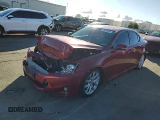 2013 Lexus IS 250 with VIN JTHBF5C26D5192047, listed as a Copart auction lot 44378045 with Not Provided miles and Salvage Title. Bid and sale history available at DreamBid. Image 1.