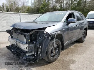 2020 Toyota RAV4 with VIN 2T3R1RFV9LC128802, listed as a Copart auction lot 54586675 with 164,217 mi miles and Salvage title. Bid and sale history available at DreamBid. Image 1.