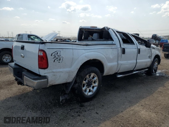 2011 Ford F-250 XL with VIN 1FT7W2BT4BED09718, listed as a Copart auction lot 54230835 with Not provided miles and Salvage title. Bid and sale history available at DreamBid. Image 3.