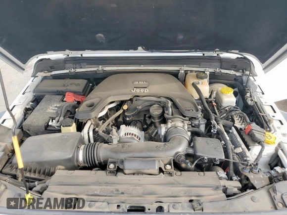 2018 Jeep Wrangler Unlimited Sport with VIN 1C4HJXDG5JW116017, listed as a Copart auction lot 60175975 with 56,055 mi miles and Salvage title. Bid and sale history available at DreamBid. Image 12.
