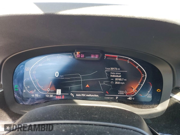 2023 BMW 5 Series 530i xDrive с VIN WBA13BJ07PWY03706, выставлен на аукционе Copart как лот 53126245 с пробегом 20 173 миль миль и Списание • Salvage title. История ставок и продаж доступна на DreamBid. Изображение 9.