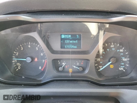 2018 Ford Transit with VIN 1FTYR2CM6JKA09519, listed as a Copart auction lot 51443855 with 177,239 mi miles and Salvage Title. Bid and sale history available at DreamBid. Image 9.