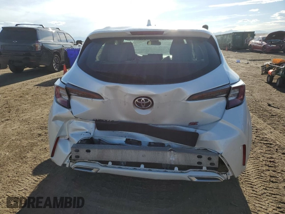 2022 Toyota Corolla Hatchback SE with VIN JTND4MBE5N3190336, listed as a Copart auction lot 59925444 with 70,049 mi miles and Non Repairable. Bid and sale history available at carsss.com. Image 6.