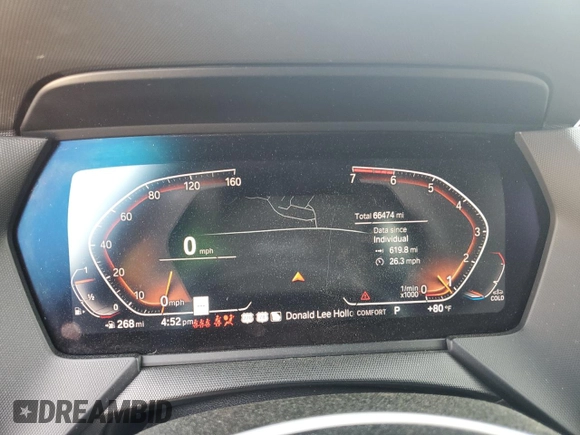 2021 BMW 2 Series 228i xDrive with VIN WBA73AK09M7J42978, listed as a Copart auction lot 51377335 with 66,474 mi miles and Salvage title. Bid and sale history available at DreamBid. Image 9.
