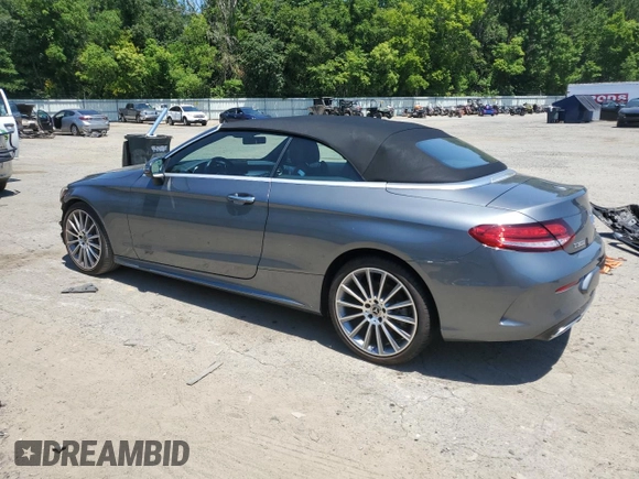 2021 Mercedes-Benz C 300 with VIN W1KWK8DB8MG054955, listed as a Copart auction lot 59444314 with 36,114 mi miles and Salvage Title. Bid and sale history available at DreamBid. Image 2.