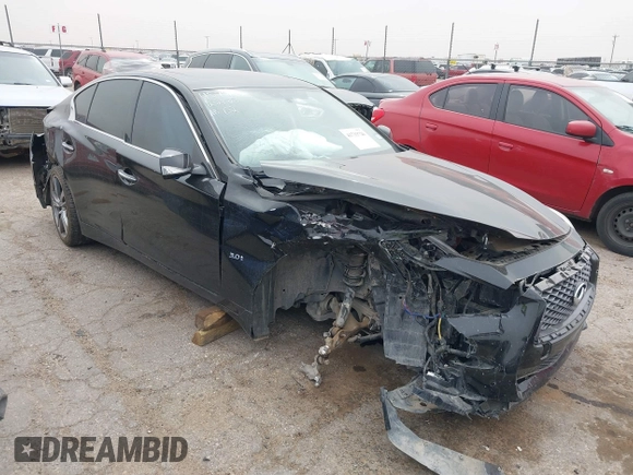 2019 Infiniti Q50 Signature Edition with VIN JN1EV7AP6KM540706, listed as a IAAI auction lot 41733726 with 45,847 mi miles and . Bid and sale history available at DreamBid. Image 1.