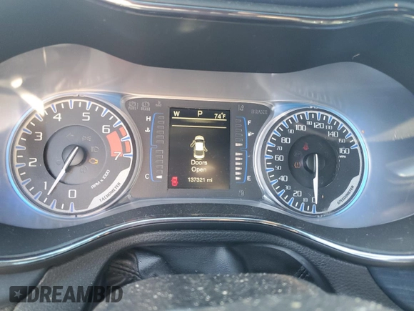 2016 Chrysler 200 S with VIN 1C3CCCBG1GN193020, listed as a Copart auction lot 43348865 with 137,321 mi miles and Salvage Title. Bid and sale history available at carsss.com. Image 9.