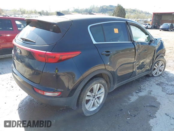 2019 Kia Sportage LX with VIN KNDPM3AC4K7621023, listed as a IAAI auction lot 41981361 with Not Provided miles and . Bid and sale history available at DreamBid. Image 4.