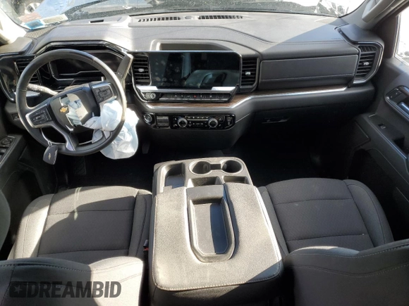 2023 Chevrolet Silverado 1500 LT with VIN 1GCRDDED0PZ329043, listed as a Copart auction lot 47159045 with 0 mi miles and Salvage Title. Bid and sale history available at carsss.com. Image 8.
